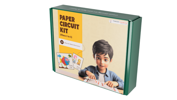 Tinker Coders Paper Circuit Kit – Creative Circuit Building for Kids (Class 1 to 5)